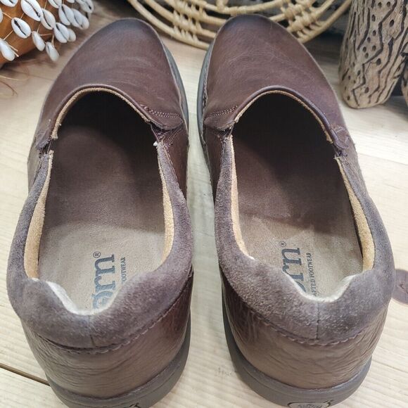 Born Nigel Shoes Loafers Mens 10M Slip On Leather Brown Comfort Professional